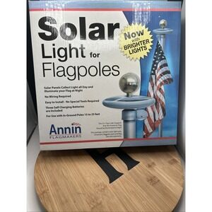 Annin Flagmakers Solar Light For Flag Poles Flag Or Flagpole Not Included New